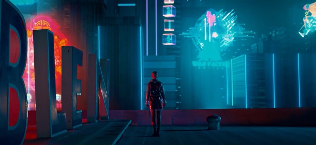 visual effects futuristic world in music video diljit luna